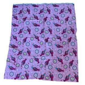 Trolls Fabric Poppy Cupcake Toss Pink 36"x42" 1 yd  Springs Creative 2016